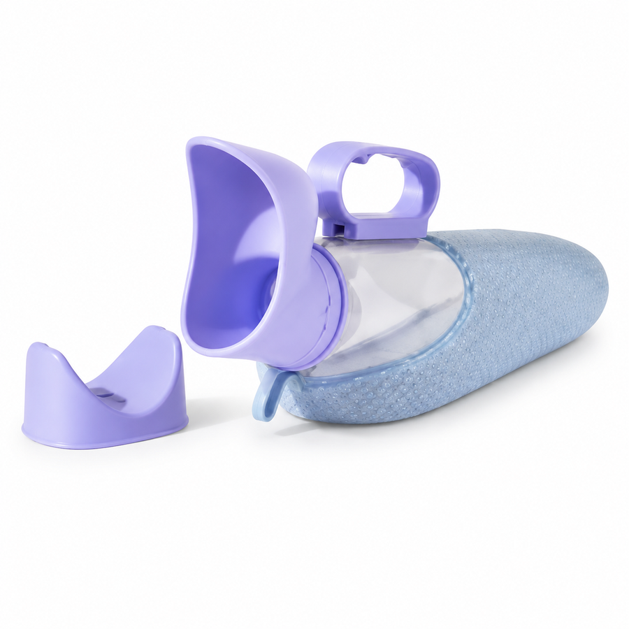 DeepTireh Female Urinal Bottle for Bedside & Travel Use with Spill-Proof Cap