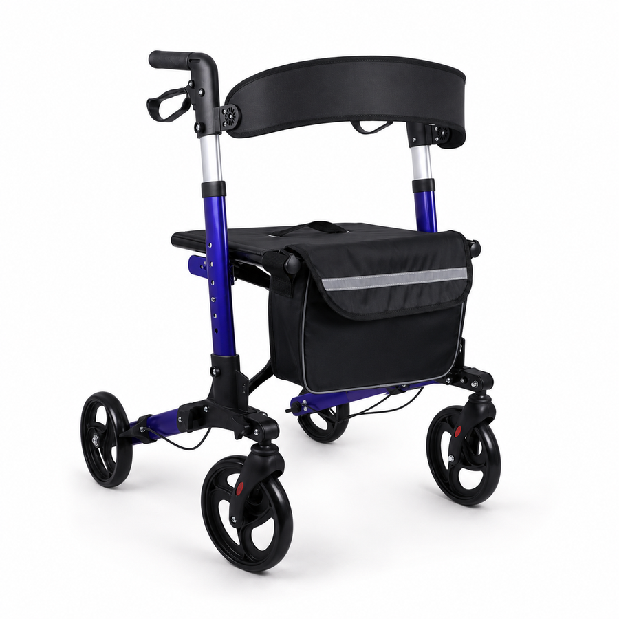 DeepTireh All-Terrain Rollator Walker with Seat | NFC Ready
