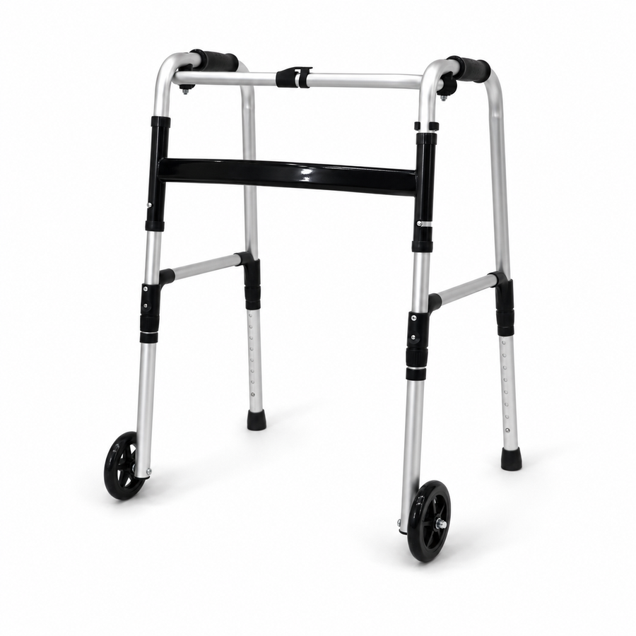 DeepTireh Foldable 2-Wheel Gliding Walker | NFC Ready