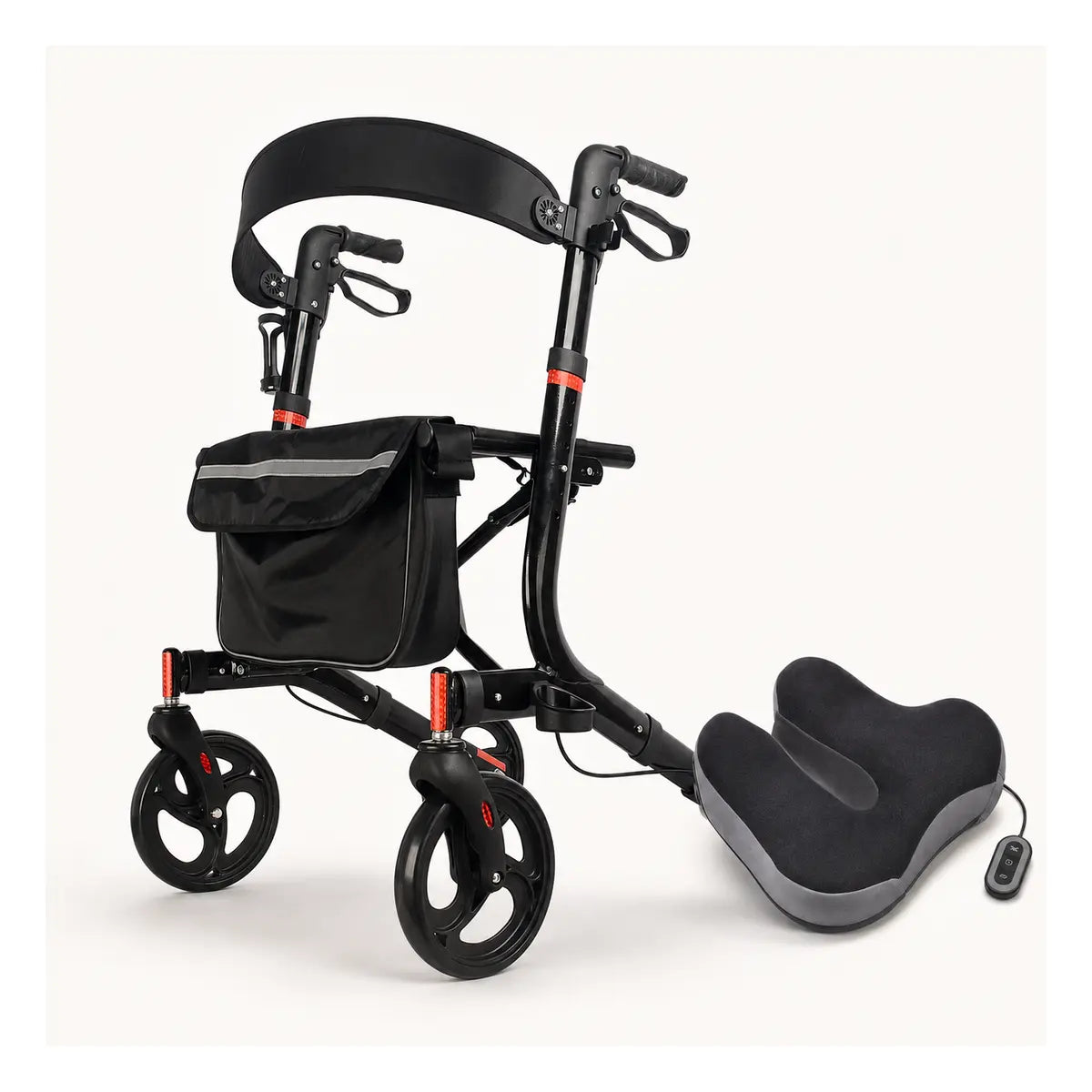 DeepTireh rollator and heated massage cushion bundle
